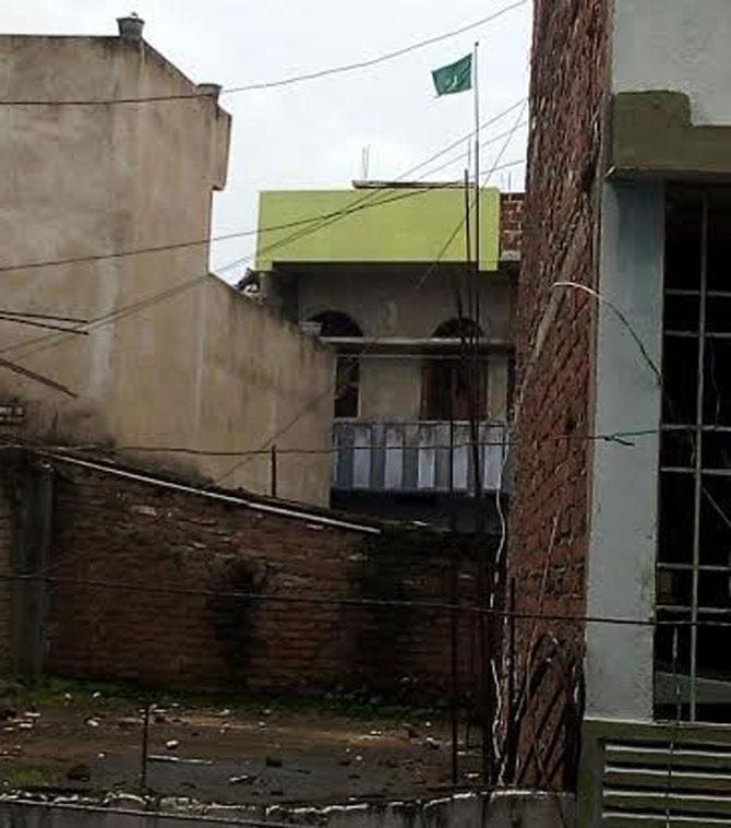 Pakistani flag in Bihar