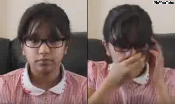 (L) Ira Saxena before her sneezing fit; (R) after recovering temporarily from a sneezing bout