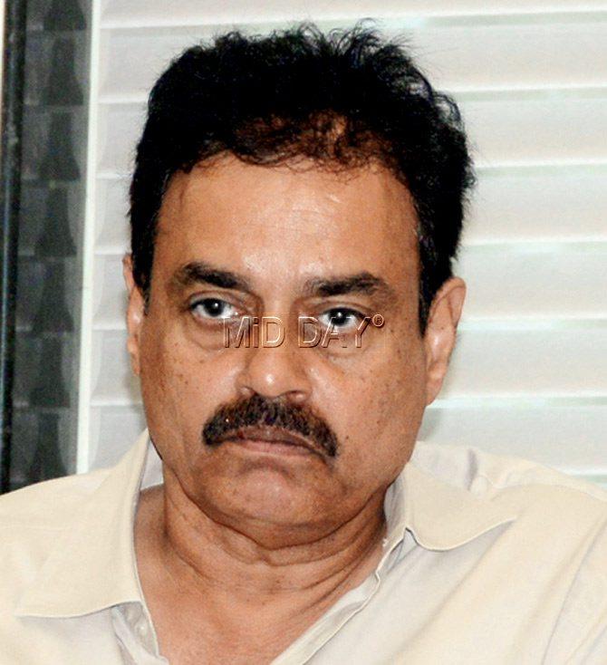 Dilip Vengsarkar at a press conference in Mumbai yesterday. Pic/Bipin Kokate