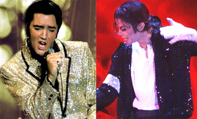 Elvis Presley and Michael Jackson