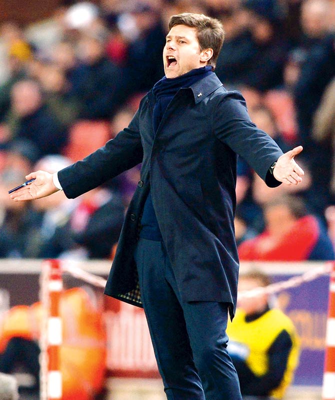 Mauricio Pochettino led Spurs to a third-place finish in the Premier League last season. Pic/Getty Images