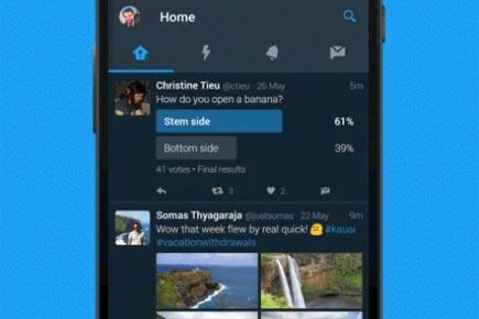 Tech: Now, tweet in the dark; Twitter launches 'night mode' for Android