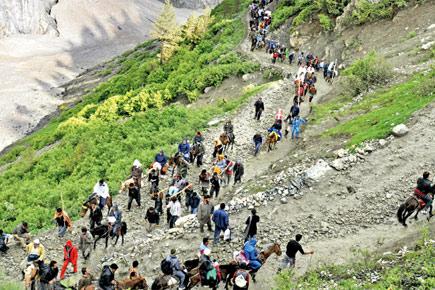 Amarnath Yatra suspended after landslides close Jammu-Srinagar highway