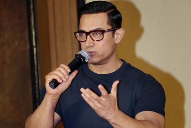 Aamir Khan at the poster launch of 