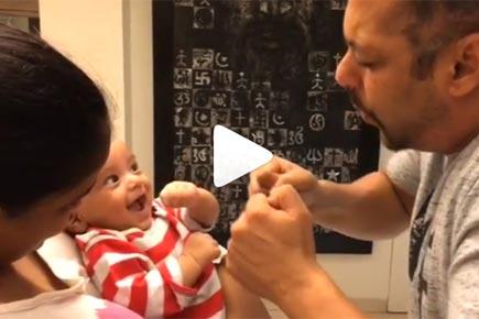 This video of Salman Khan singing for nephew Ahil will make you go aww!
