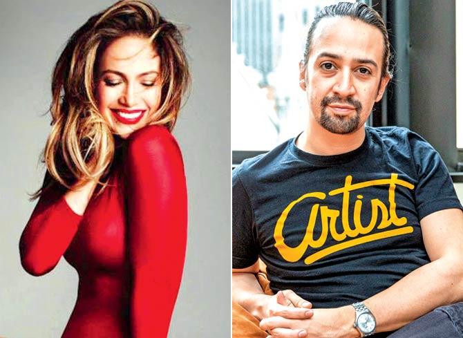 Jennifer Lopez and Lin-Manuel Miranda