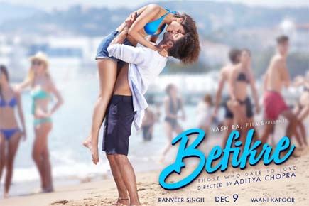 Ranveer Singh, Vaani Kapoor's 'Befikre' kissing spree continues!