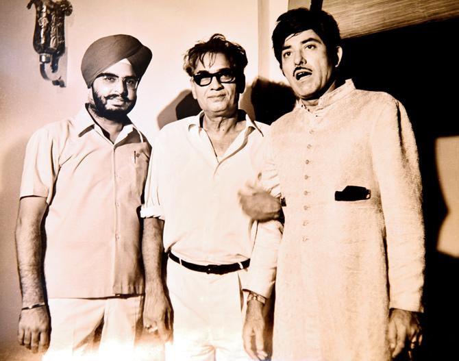 A younger Kohli with Kamal Amrohi and Raaj Kumar when they collaborated for distributing Pakeezah through Kohli’s Sangeeta Film Corporation