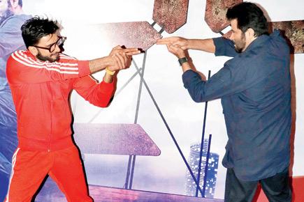 Anil Kapoor, Ranveer Singh 'shoot' at each other