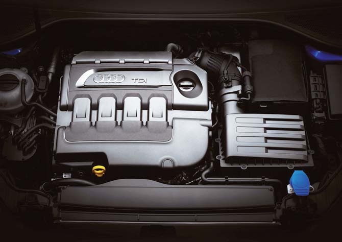 The updated TDI engine produces slightly more power and torque