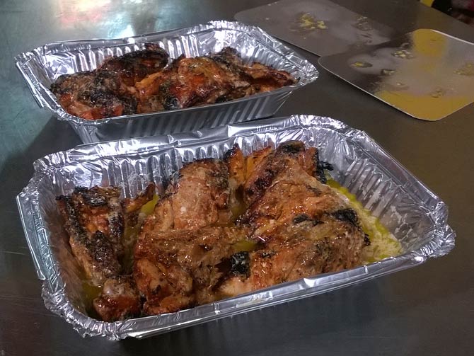 Chicken Hakimi and Shami Kebab at Noor Mohammadi