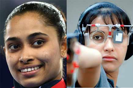 Dipa Karmakar and  Heena Sidhu