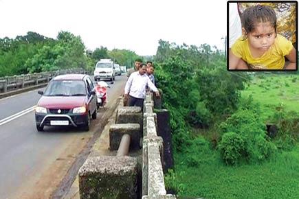 Thane: 6-year-old clings to life for 11 hours after dad throws her in river