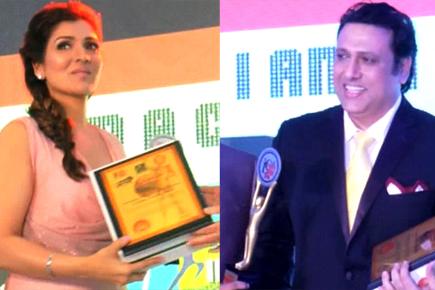 Govinda and daughter Narmada awarded