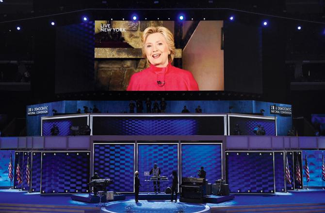 Potential Potus: Hillary Clinton addresses the delegates