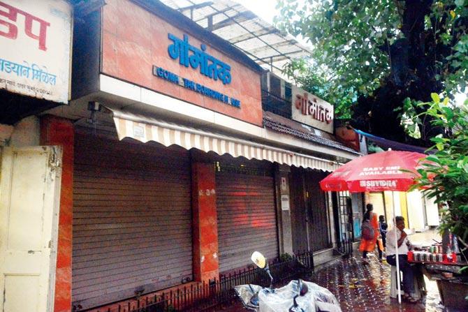 Gomantak in Dadar. Pics/Bipin Kokate