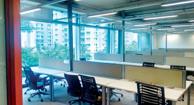 Inside the workspace at BKC