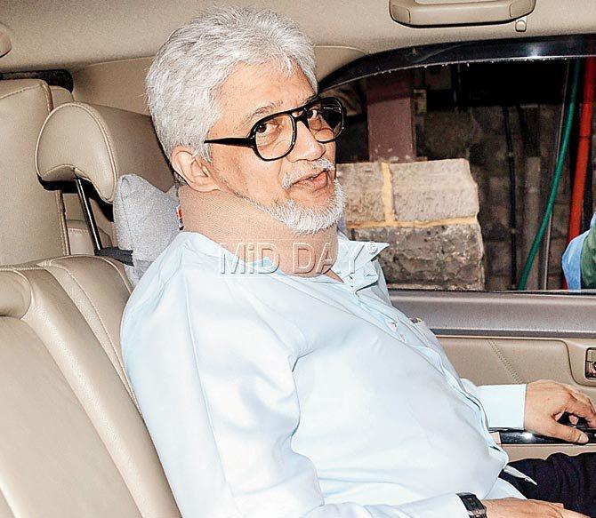 Jaidev Thackeray arrives for the first day of his court testimony. Pic/Datta Kumbhar