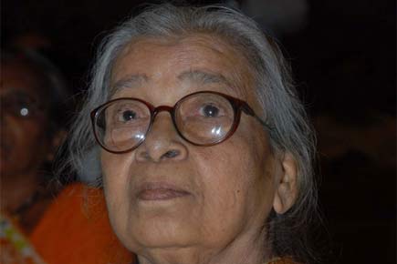 Writer Mahasweta Devi continues to be critical