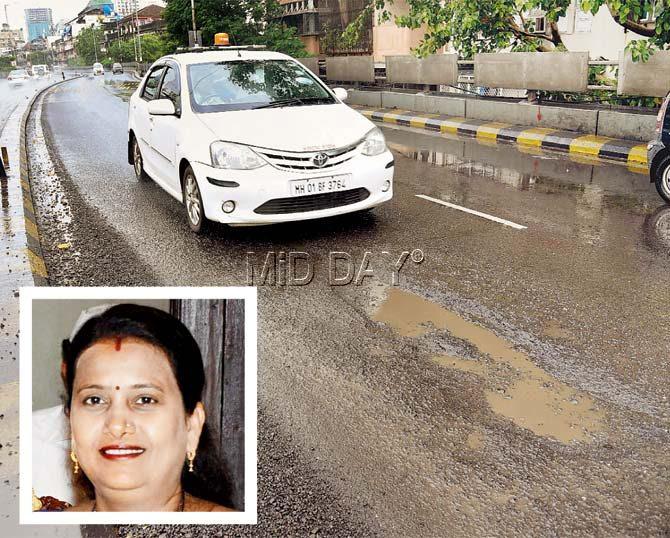 While the mayor’s route has potholes, they are few and far between. Pic/Sameer Markande