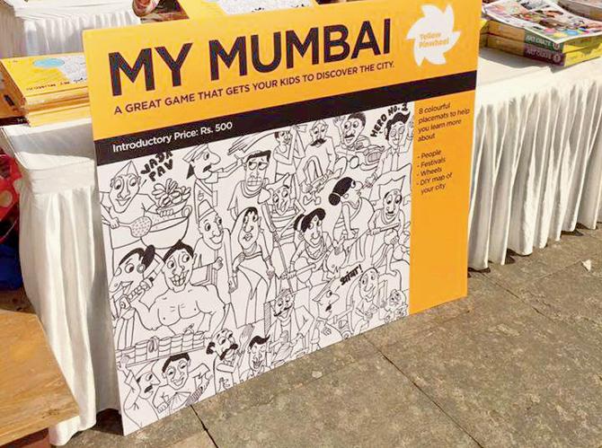 Abhishek Panchal had originally created the illustration for a children’s activity book, with caricatures of quintessential Mumbai folk like vada pav seller, dabbawala, a Koli fisherwoman, etc