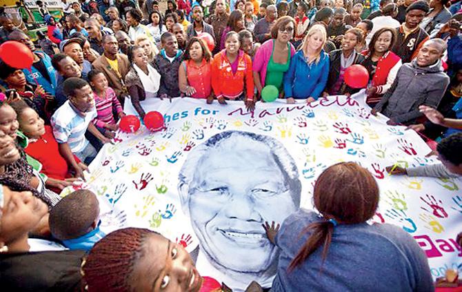 Nelson Mandela International Day celebrations in South Africa last year