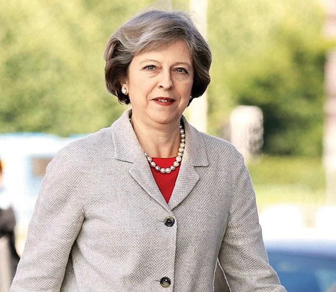 British PM Theresa May. Pic/AFP