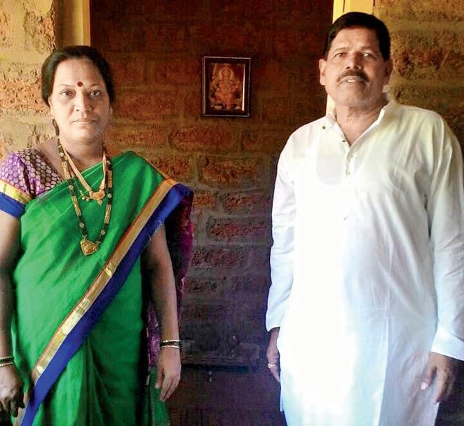 Panduram Rane, seen here with his wife, had been admitted to the hospital in May after a car hit him and injured his leg. He passed away on July 24 from organ failure