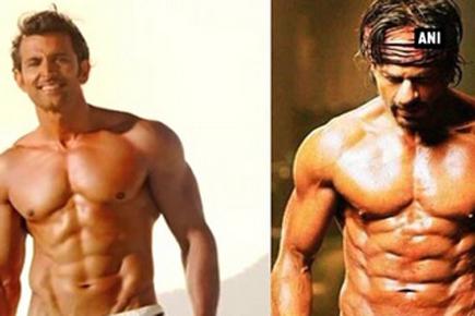 Even SRK looks up to Hrithik for some fitness goals