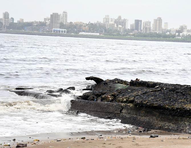 Nearly half the water supplied by the BMC to the city is released into the sea without proper treatment. File pic