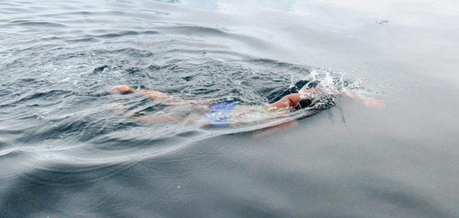 Sharma has set a world record of being the youngest person to swim in the Antarctic Ocean and completed 2.28 km  in 41.14 minutes to set a world record