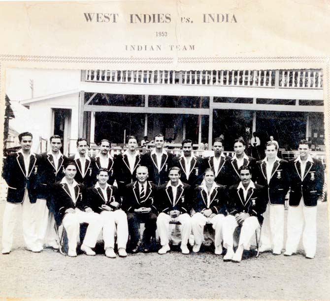 The Indian team which toured WI in 1953. Pic/Deepak Shodhan personal collection