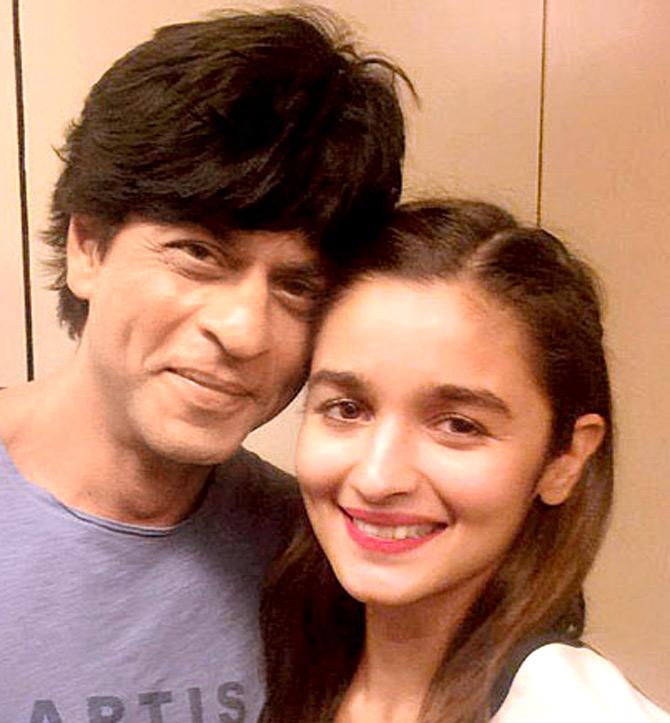 Alia Bhatt and SRK