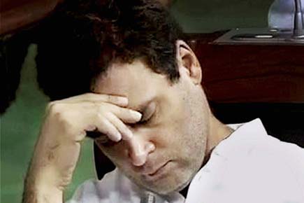 Oh My God! Did Rahul Gandhi fall asleep in Parliament?