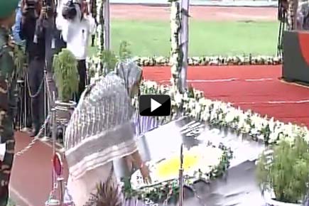 Watch Video: Bangladesh PM pays homage to Dhaka attack victim