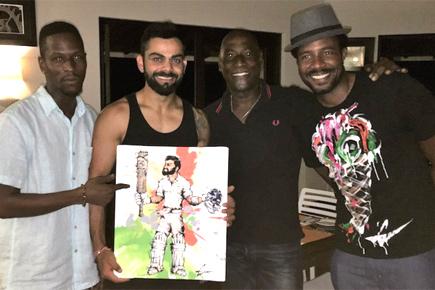 When Sir Viv Richards' son gifted Virat Kohli a painting