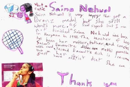 This 8-year-old girl's 'school report' on Saina Nehwal is EPIC!