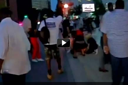 Watch Video: Shots fired in Dallas during protest over police shootings