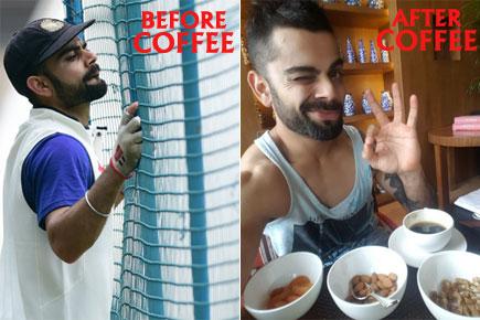 Humour us! See what effect a cup of coffee has on Virat Kohli