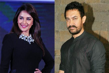 When Madhuri Dixit chased Aamir Khan with a hockey stick!