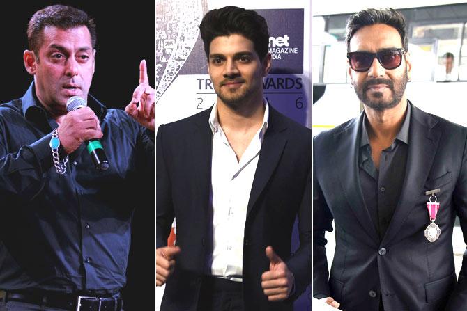 Salman Khan, Sooraj Pancholi and Ajay Devgn