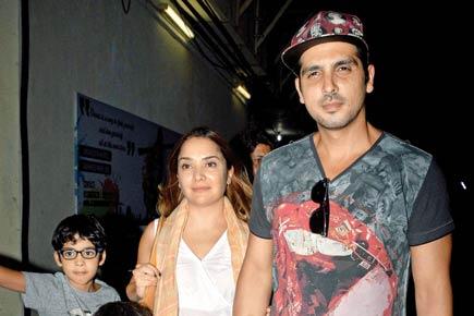Spotted: Zayed Khan with wife Malaika and sons Zidaan, Aariz