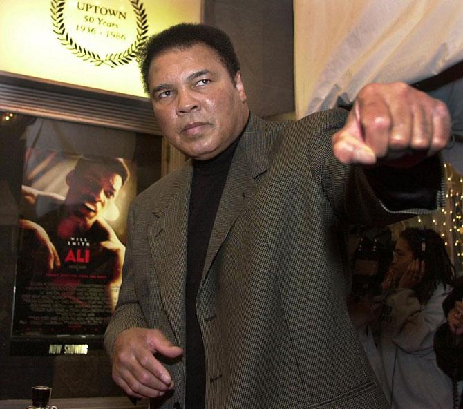 Muhammad Ali. Pic/AFP