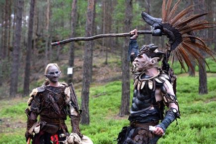 Men, elves and goblins from 'The Hobbit' clash in forest near Prague