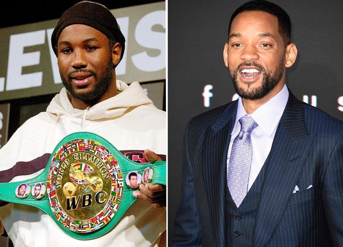 Lennox Lewis and Will Smith