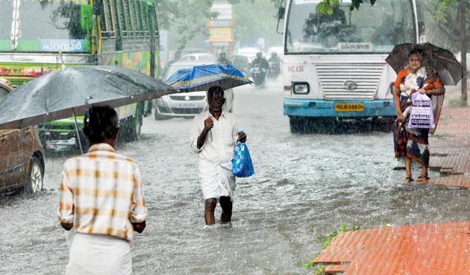 One dead, as monsoon strikes God's own country