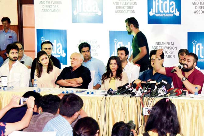 The Bollywood press conference in support of Udta Punjab