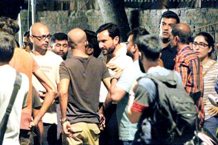 On the set: Saif Ali Khan spotted shooting in Bandra
