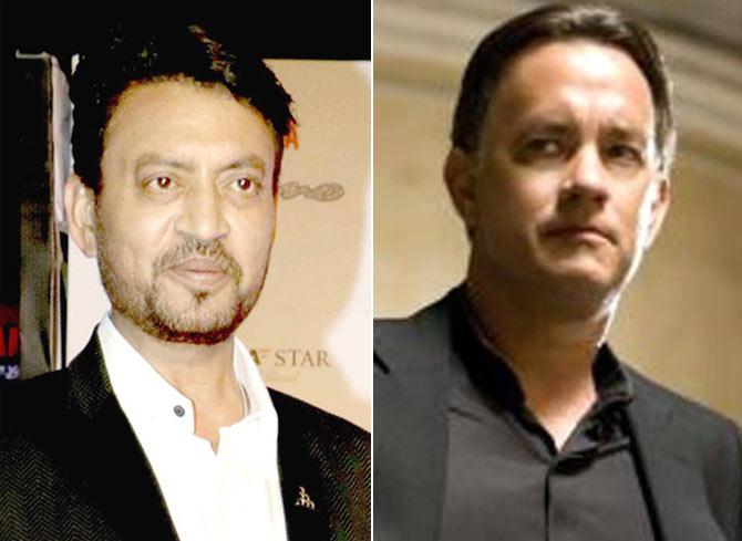 Irrfan Khan and Tom Hanks