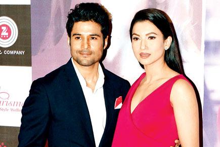 Rajeev Khandelwal and Gauahar Khan at 'Fever' trailer launch event